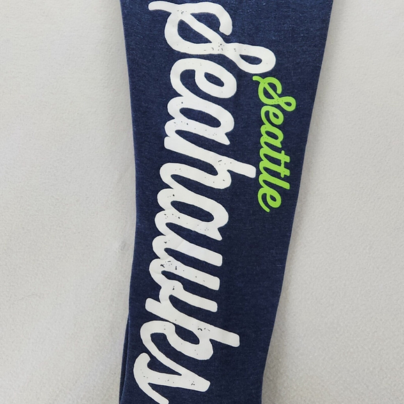 Seattle Seahawks NFL Women's G-III 4Her by Carl Banks Scrimmage Fleece Pants SzM - Picture 2 of 11